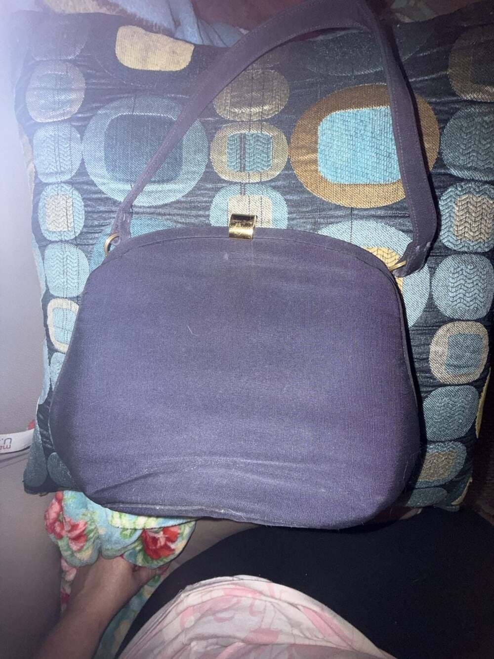 Vintage Coblentz Original Black Fabric Handbag